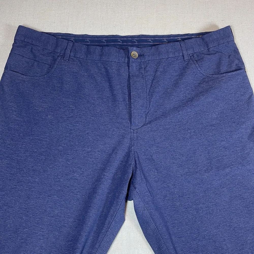Tommy Bahama Pants Mens 44x30 Blue Bahama Coast Island Zone 5 Pocket Golf - Picture 2 of 15